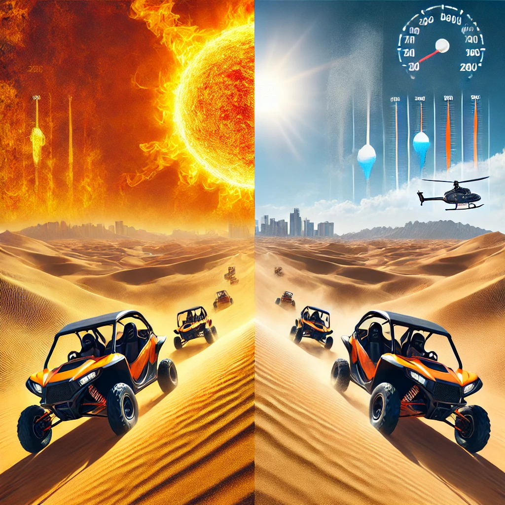 Dune Buggy Dubai in Summer Vs Winter
